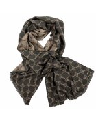 Joop Десениран шал Felix 17145 с ресни
