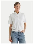 JOOP Jeans Дамска тениска - - бяла - памук/полиестер/еластан