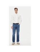 JOOP Jeans Мъжка риза - 10018044 30046460 - Памук - Бяла