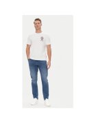 JOOP Jeans Мъжка тениска - 10019370 30045691 - Органичен памук - Бяла