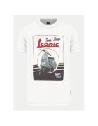 JOOP Jeans Мъжка тениска - - 304687884 - Органичен памук - Бяла