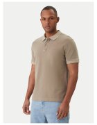 JOOP Jeans Тениска от органичен памук - бежова