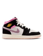 Jordan Маратонки Air 1 Mid SE GS 61902 - Черен/Розово