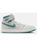Nike Мъжки спортни обувки Jordan Air Jordan 1 Zoom CMFT 2 - велур - пяна Formula 23 - бяло/зелено