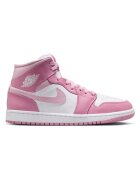 Jordan Спортни обувки Air 1 Mid 61605 - Бял/Розово