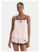 Juicy Couture Дамска пижама - вталена кройка - розова - полиестер