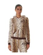 Juicy Couture Дамски суичър - синтетика/текстил - бежов/кафяв