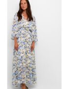 kaffe Дамска рокля - кафе - Многоцветна - Полиестер
