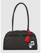 Karl Lagerfeld Чанта от еко кожа с монограм