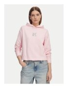 Karl Lagerfeld Jeans Дамски суичър - розов - памук