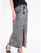 Karl Lagerfeld Jeans Дънкова дълга пола с предна цепка