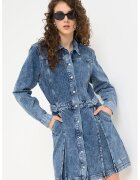 Karl Lagerfeld Jeans Дънкова рокля с плисе