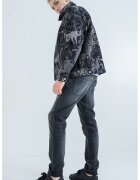 Karl Lagerfeld Jeans Дънково пке с джобове - Черен/Tъмносив