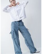 Karl Lagerfeld Jeans Карго дънки със свободна кройка