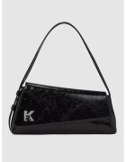 Karl Lagerfeld Jeans Кожена чанта през рамо с капаче