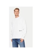 Karl Lagerfeld Jeans Мъжка блуза - 304613975 - Органичен памук - Бяла