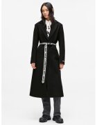 Karl Lagerfeld Jeans Палто с вълна с колан