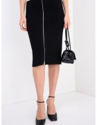 Karl Lagerfeld Jeans Плетена пола - Бял/Черен
