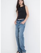 Karl Lagerfeld Jeans Прави дънки с висока талия