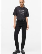 Karl Lagerfeld Jeans Прави дънки със средна талия