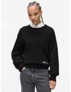 Karl Lagerfeld Jeans Пуловер с буфан ръкави