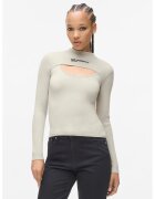 Karl Lagerfeld Jeans Слим пуловер с отвор