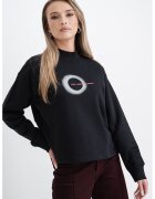 Karl Lagerfeld Jeans Суитшърт с овално деколте и лого