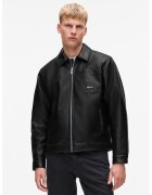 Karl Lagerfeld Jeans Яке от еко кожа с джоб на гърдите