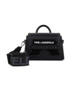 KARL LAGERFELD KIDS Чанта с капаче с лого и нитове
