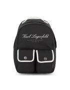 KARL LAGERFELD KIDS Раница с лого и джобове с капаче