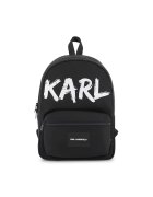 KARL LAGERFELD KIDS Раница с омекотен гръб и лого