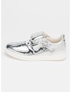 KARL LAGERFELD KIDS Спортни обувки с метализиран ефект и лого