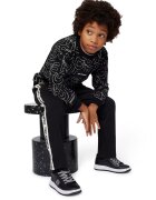 KARL LAGERFELD KIDS Суитшърт с овално деколте - Бял/Черен