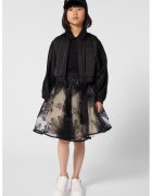 KARL LAGERFELD KIDS Яке с цип и лого на гърба