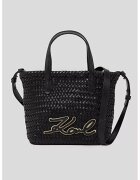 Karl Lagerfeld Кожена шопинг чанта с лого