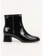 Karl Lagerfeld Кожени боти с масивен ток