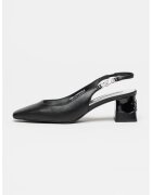 Karl Lagerfeld Кожени обувки Kayla с отворена пета