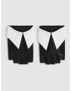 Karl Lagerfeld Кожени ръкавици без пръсти