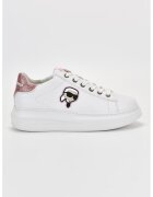 Karl Lagerfeld Кожени спортни обувки с лого