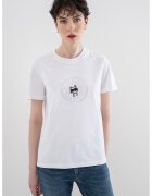 Karl Lagerfeld Тениска от органичен памук Ikon