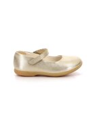 Kickers Кожени сандали с ефект металик