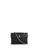 Kurt Geiger Дамска чанта - Leather Kensington - естествена кожа - черна