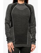 La Sportiva Дамска спортна блуза Wool70 Tech Longsleeve - терморегулираща - антибактериална - черна - мериносова вълна