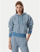 Lacoste Дамски суичър - - полиестер/памук - с цип - дълги ръкави