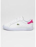 Lacoste Кожени спортни обувки Powercourt - Фанданго розово/Бял