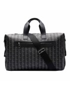 Lacoste Унисекс сак Weekender с монограми - Черен/Сив