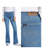 Lee Дамски дънки - Breese - Bootcut - Висока талия - 5 джоба - Дълги - Цип - Памук -
