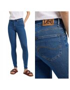 Lee Дамски дънки - Scarlett High - Slim Fit - Висока талия - Дълги - С цип - 5 джоба - Памук -