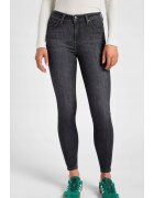 Lee Дамски дънки Scarlett slim fit сиви памук