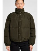 Lee Дамско яке - RELAXED PUFFER - овърсайз - зелено - памук